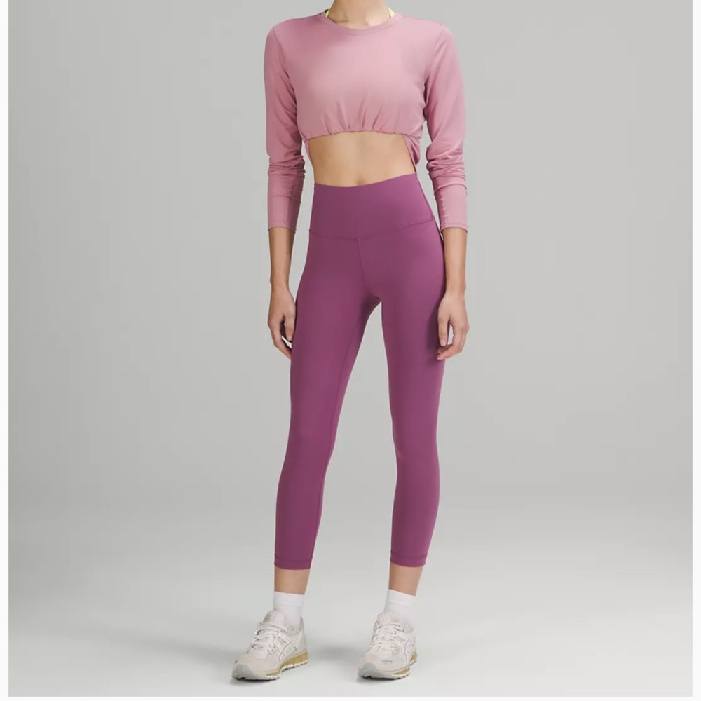 LULULEMON Wunder Train Vintage Plum 6 like new